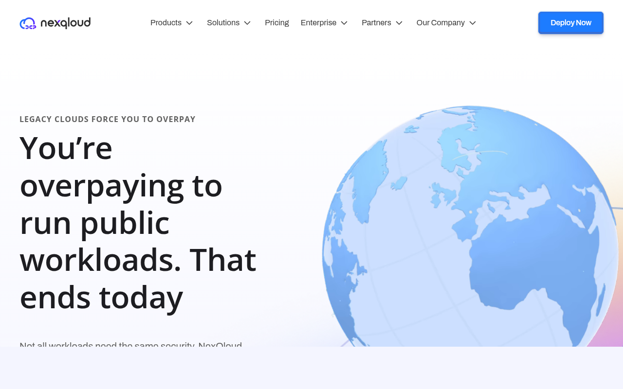 Nexqloud – AWS Alternative